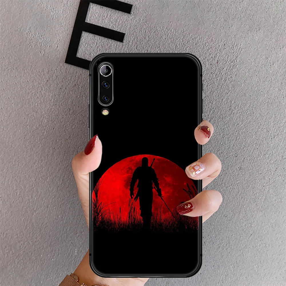 

Game Witchers Phone Case Cover For Xiaomi Mi Note 8 9 3 9 A2 A3 9T 10 Max Pro Lite Ultra Black Luxury Soft Hot Cover Silicone