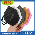 Маска ffp2recapable 6-слойная, одобренная гигиеническая Защитная CE fpp2 для лица, респиратор ffp2, Пылезащитная