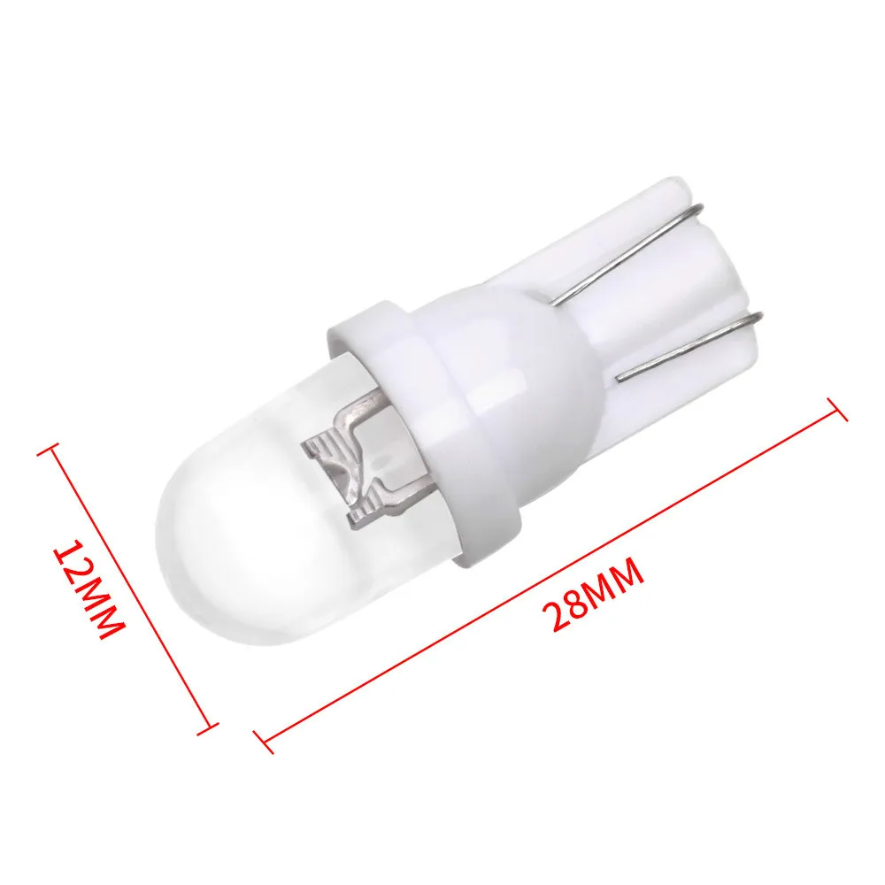 10 шт. W5W Led T10 COB ABS Автомобильный свет Светодиодная нить авто автомобиль чтение