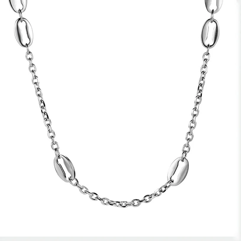 

Новинка 2021, модное ожерелье из кубической веревки для мужчин, Классическая цепочка из нержавеющей стали для мальчиков, Подарочная бижутери...