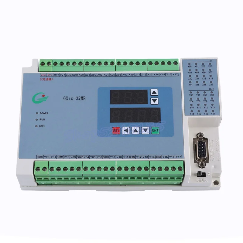 Цифровой дисплей FX1S GX1S 32MR 16 входов реле выходной контроллер аналоговое
