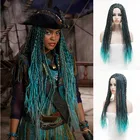 3 оттенка синий серый смешанный черный Uma косички длинные прямые плетеные потомки 3 Косплей Uma синтетические парики для хэллоуивечерние парик