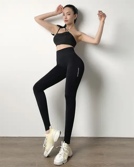 Jianghuo Seamless Butt Lifting Workout Leggings For Women Acid
