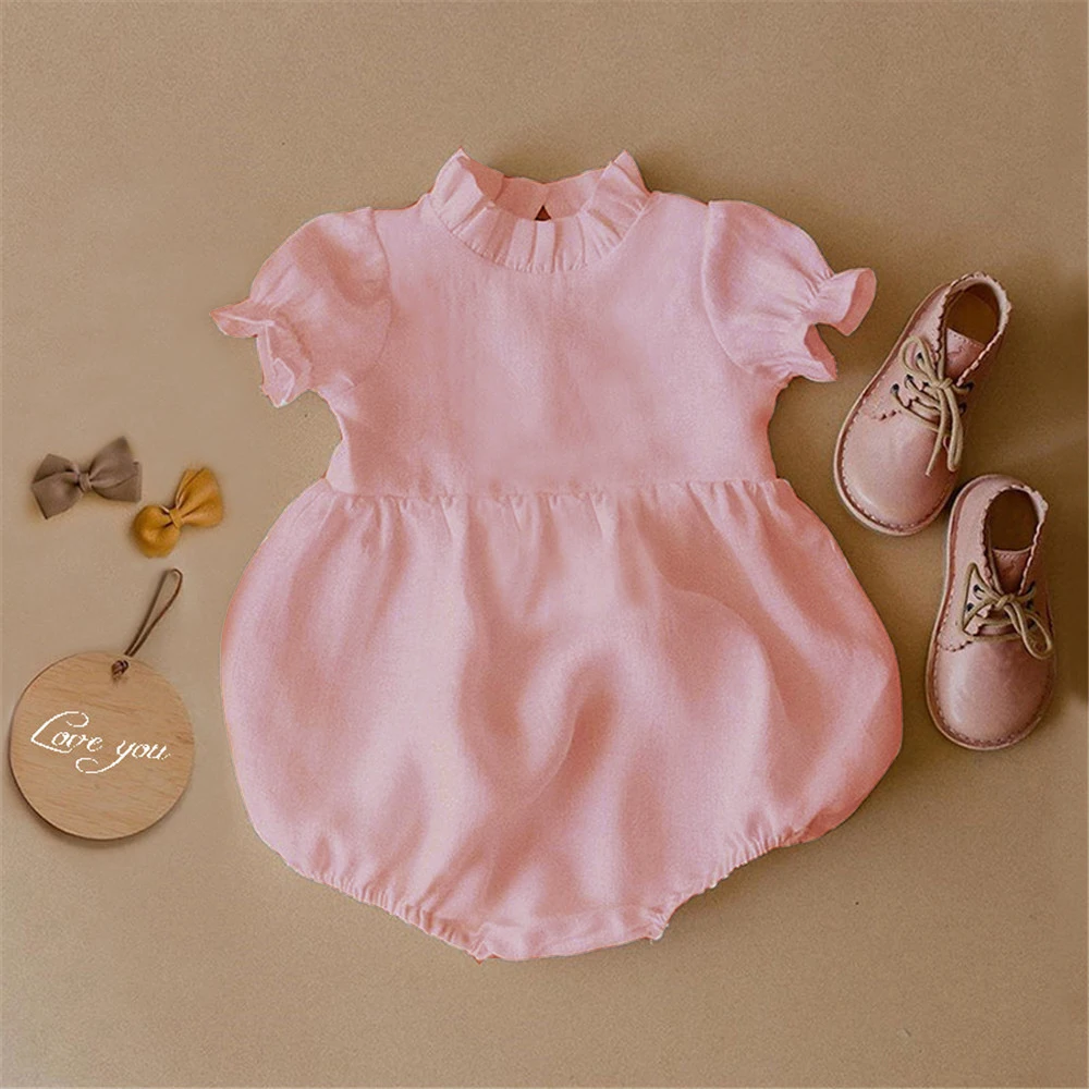 Newborn Baby Girls Rompers Summer 100% Cotton New Fashion Clothes Toddler Girl Jumpsuit Playsuit | Детская одежда и обувь
