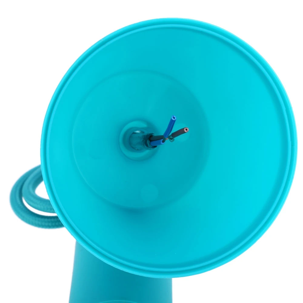 Силиконовый подвесной светильник 1 м патрон для лампы E27 крепление потолочного