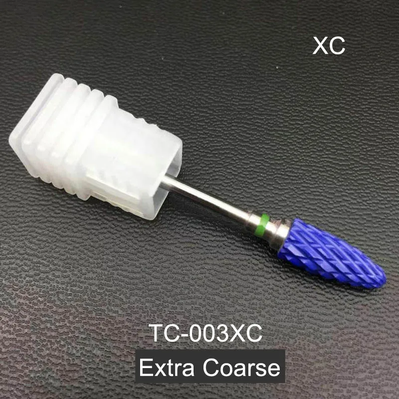 TC-003XC RIKONKA 1 шт. керамические сверла для ногтей роторные электрические сверлильные головки резаки для прибор для маникюра, педикюра аксессуары для ногтей инструмент - Цвет: TC-003XC