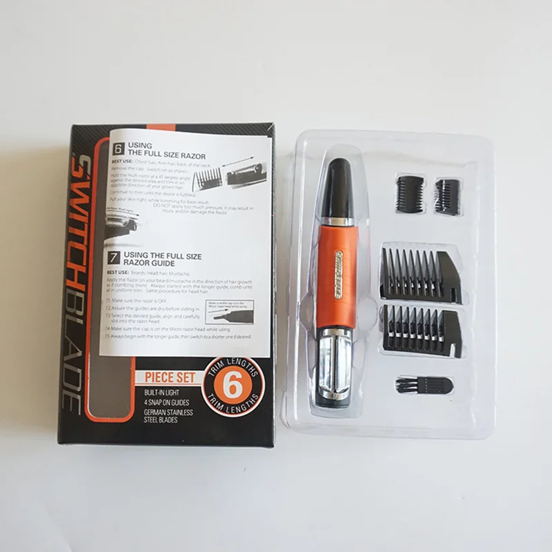 Уход за лицом тример для волос триммер бровей и ушей носа удаление клипер бритва