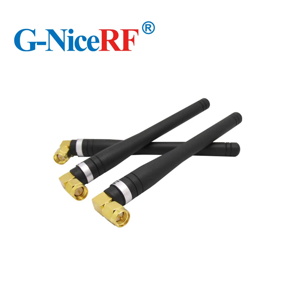 4pcs/lot SW915-WT100 915MHz Gain 3.0 dBi Rubber Antenna with Male SMA head for wireless module