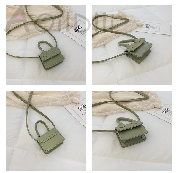 Модная супермаленькая Маленькая женская сумка-мессенджер с цепочкой роскошная