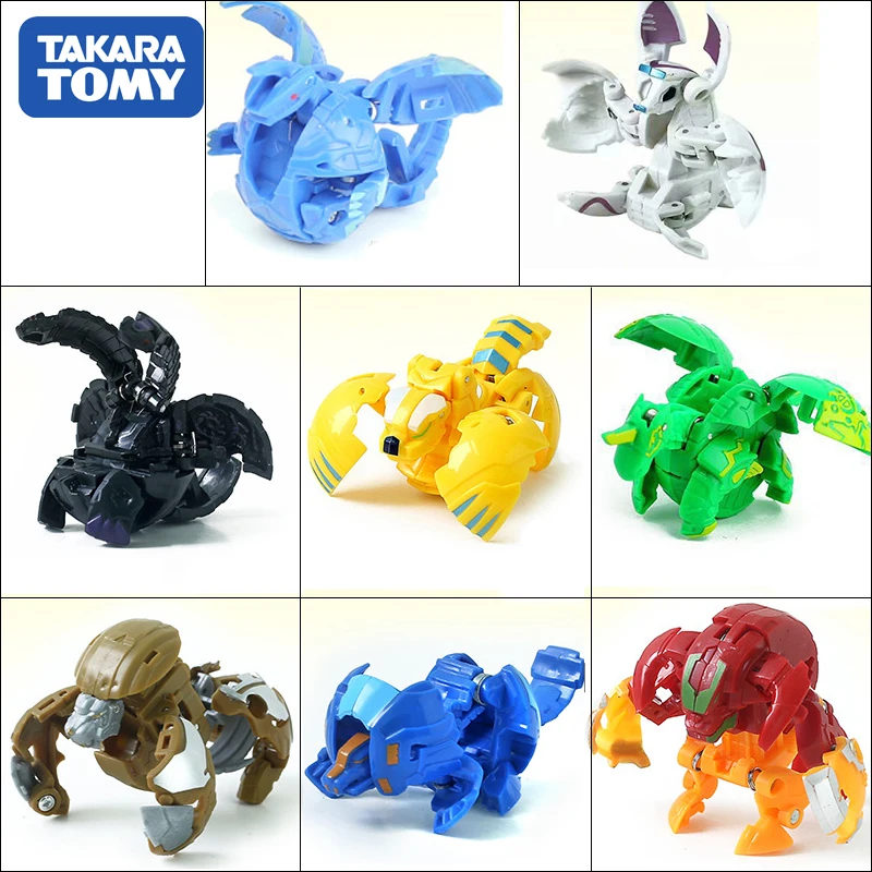 TAKARA TOMY BAKUGAN 5 шт. случайные 3 см трансформеры гироскоп Bey Blade Toupie Fusion Met Monster Ball Gyro