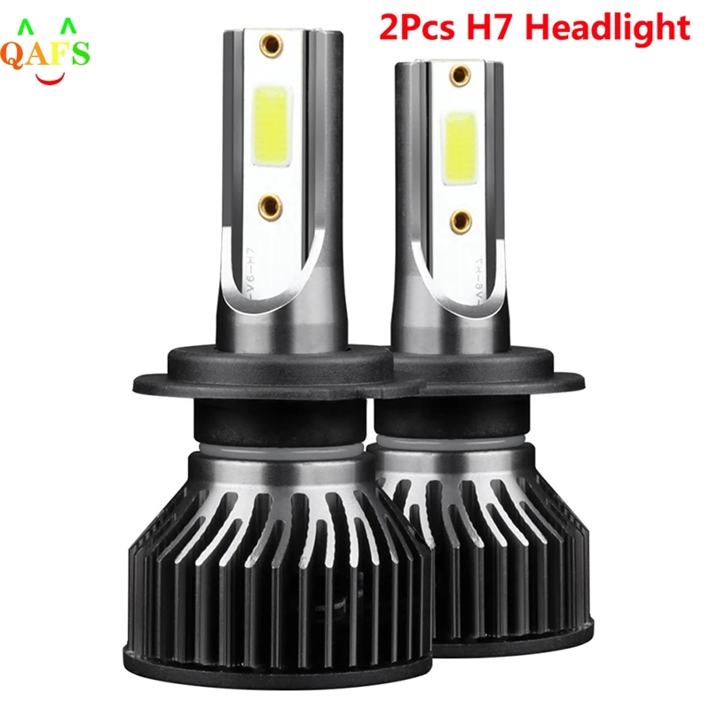 

Комплект из 2 предметов H7 светодиодный фары комплект для переоборудования COB лампы белого цвета высокого Мощность 6000K