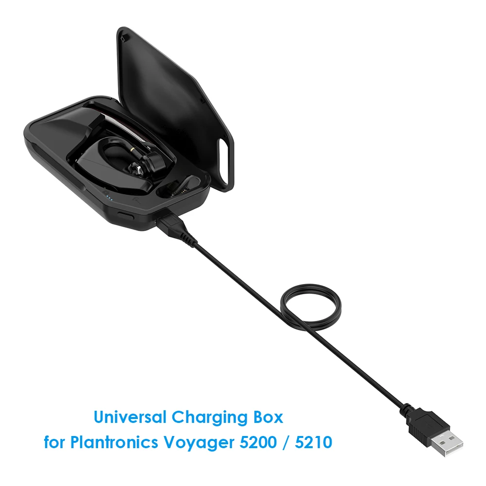 Headphone Charging Case Lightweight Earphone Part Headset Charger Box Easily Carrying for Plantronics Voyager 5200 5210 | Электроника