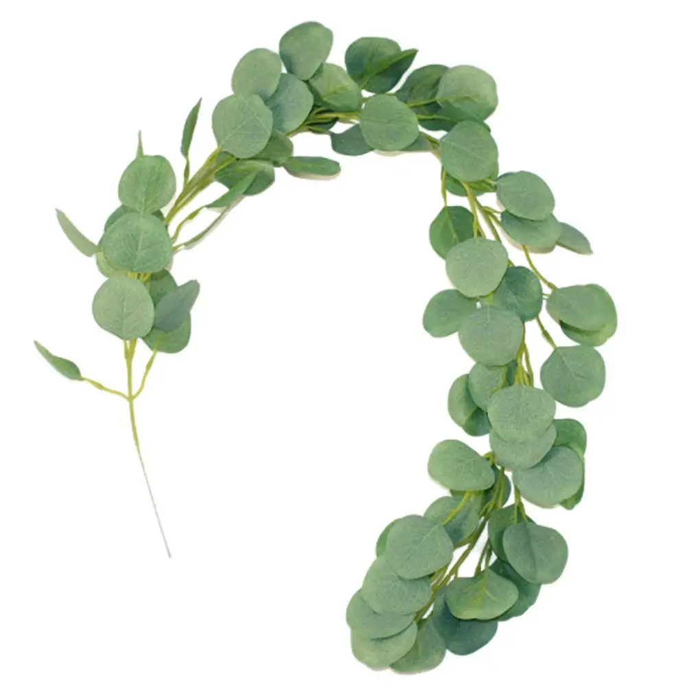 Искусственные зеленые растения тростника реалистичные эвкалипта ротанга