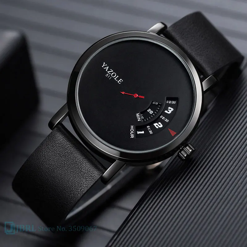 Новые классные кварцевые часы мужские Часы Бизнес платье Стиль наручные из