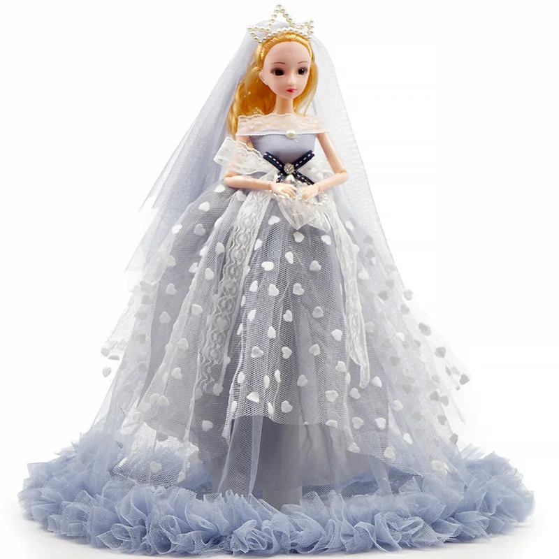 40 см кукла принцессы Одежда ручной работы свадебное платье модный вечерний наряд