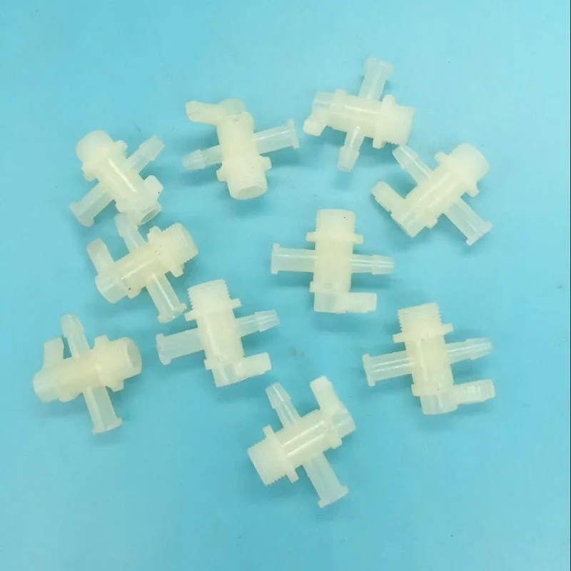 10 шт. струйный принтер СНПЧ система чернил ручной клапан 3 способа для флоры LJ320K