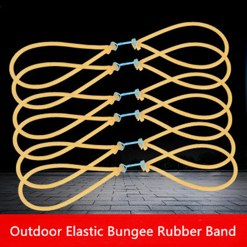 5 шт. уличный Эластичный банджи Резиновая лента для рыбалки стрельбы рогатки