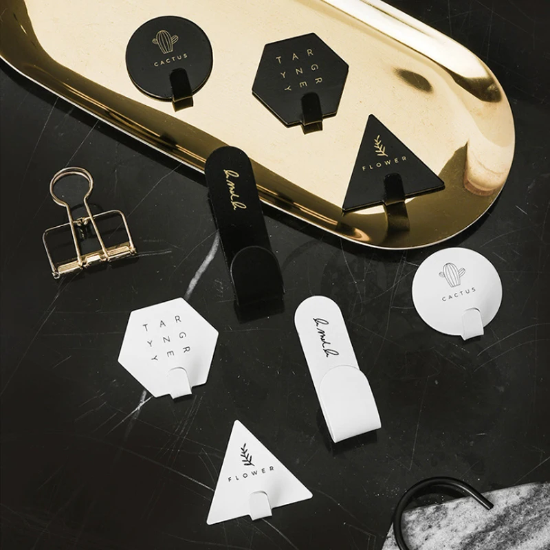 4 шт./компл. Nordic Творческий кованого железа крюк домашний декоративный крючок