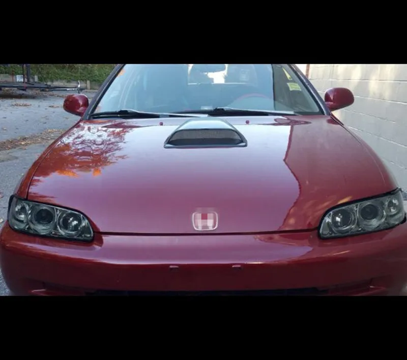 Универсальная декоративная крышка В гоночном стиле дымчато черный спортивный