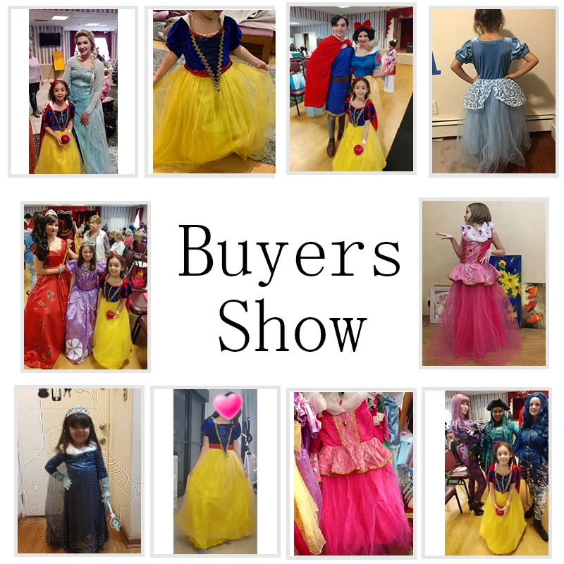 

2 Elsa Dress Girls Princess Dress Easter Kids Dresses For Girls Costume Anna Snow White Carnival Cosplay Party Children Clothing