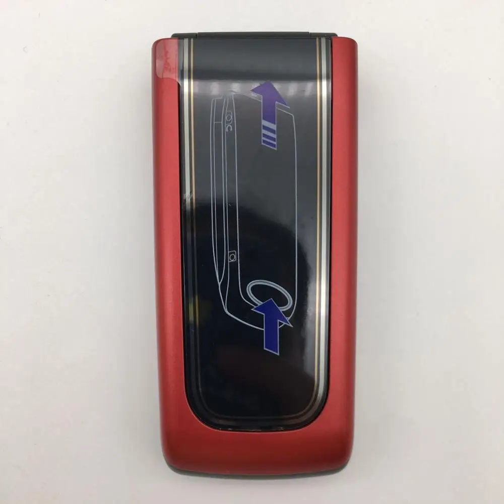 Nokia 6555 Восстановленный Оригинальный Раскладной сотовый телефон 3G Арабский Иврит