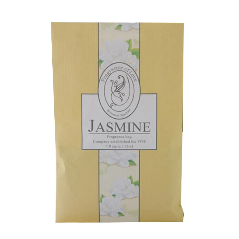 Jasmine 1 шт. подвесной ароматный Саше анти-вредитель и анти-плесень ароматный пакет шкаф автомобильный аромат воздуха Освежитель домашние ароматы - Цвет: Jasmine