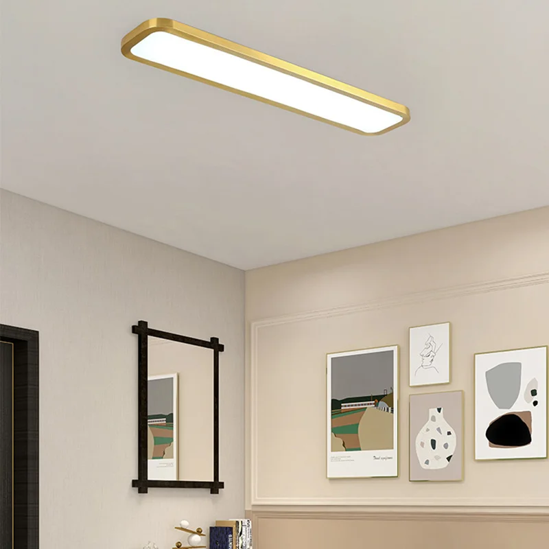 $17.85 Led Ceiling Light Nordic ultra-thin bedroom dining room ceiling light modern minimalist porch room ceiling light