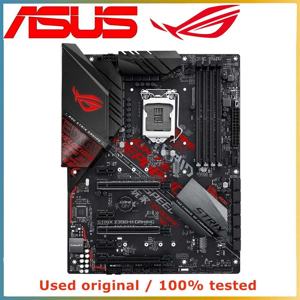 Для процессора Intel Z390 LGA 1151 для ASUS ROG STRIX игровая материнская плата компьютерная