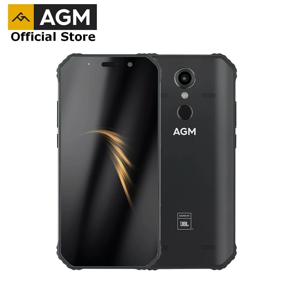 AGM A9 прочный смартфон 5 99 &quotFHD + 5400 мАч Быстрая зарядка 3 0 4G 64G 32G IP68