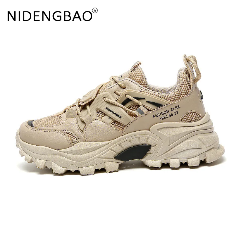 Hot Sale Sneakers for Men Fashion Cool Breathable Chunky Shoes Large Size 39-46 Outdoor Running Walking Platform Sports Shoes
