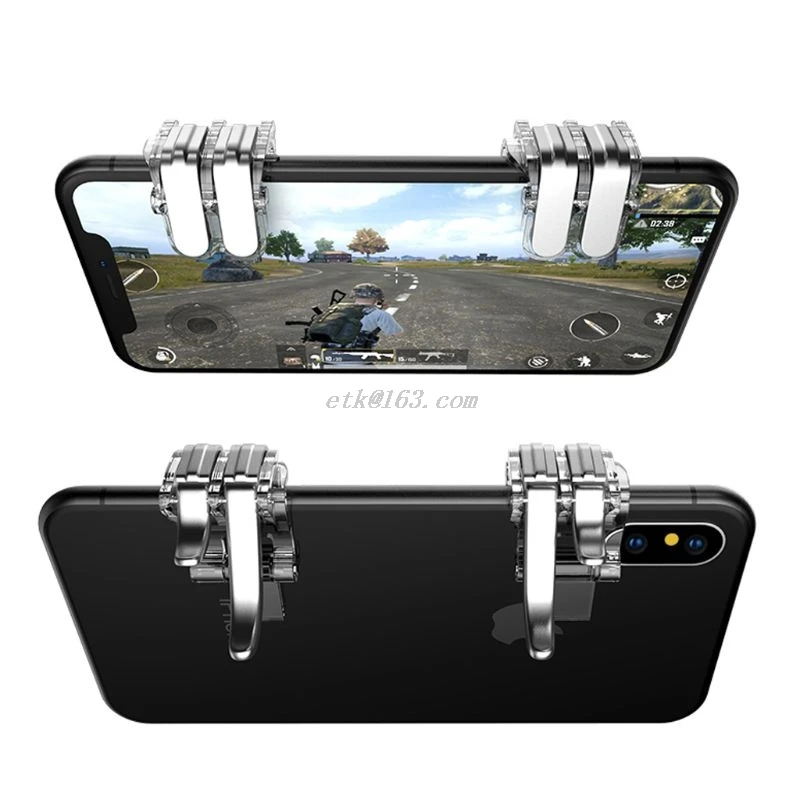 1 пара левосторонних игровых триггеров Кнопка Fire Aim ключ для Мобильный телефон