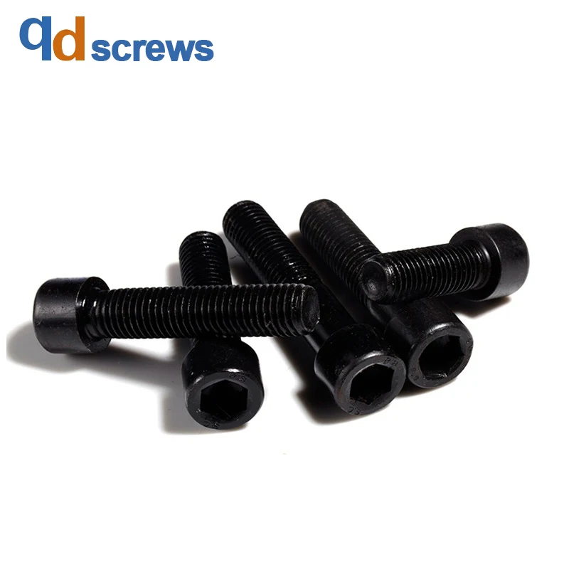 8 M3M4M5M6M8 черненая Hexagon socket cap screws Naked с внутренним шестигранником болт GB70 DIN912 ISO