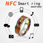 Модное умное водонепроницаемое мужское кольцо NFC с функцией пары из нержавеющей стали, высокотехнологичные украшения, подходящие для Android и IPhone