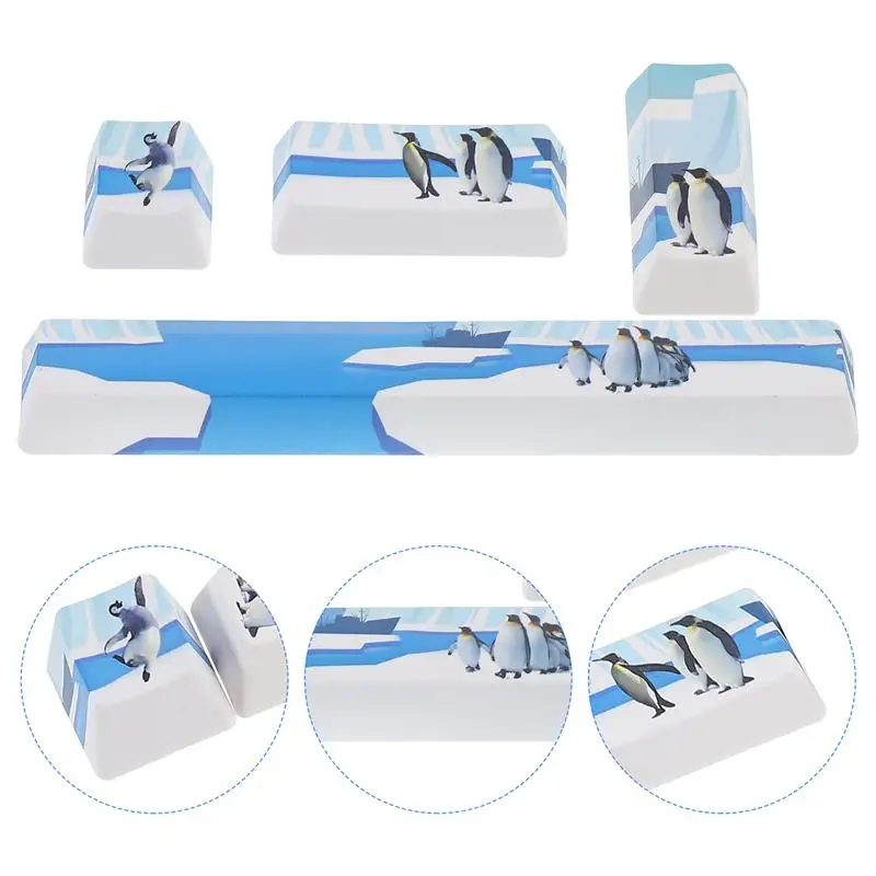 

4pcs Computer Keyboard Keycaps Replace Keycaps Kits Chic Keyboard Key Caps