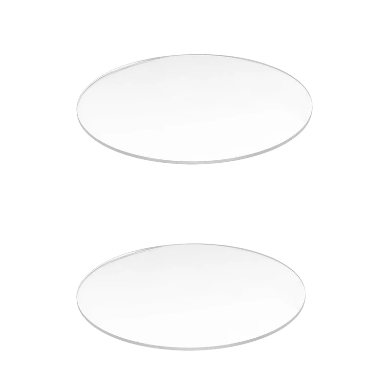 

Прозрачные зеркальные акриловые круглые фотообои толщиной 3 мм, 2 шт. и 90 мм