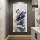 Скандинавская искусственная перо бабочка жемчуг Картина на холсте картина маслом настенный художественный плакат в гостиной домашний декор