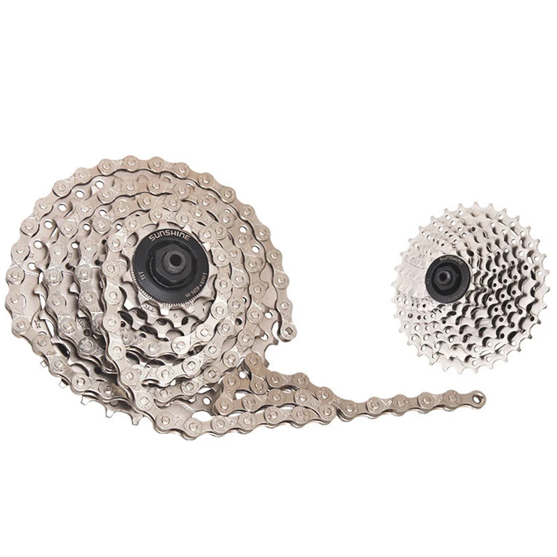 

Silver Gold Bicycle Chain Link Connector Joints Magic Button Cycling Speed Quick Master Links for Mountain Bike 6/7/8/9/10 Speed