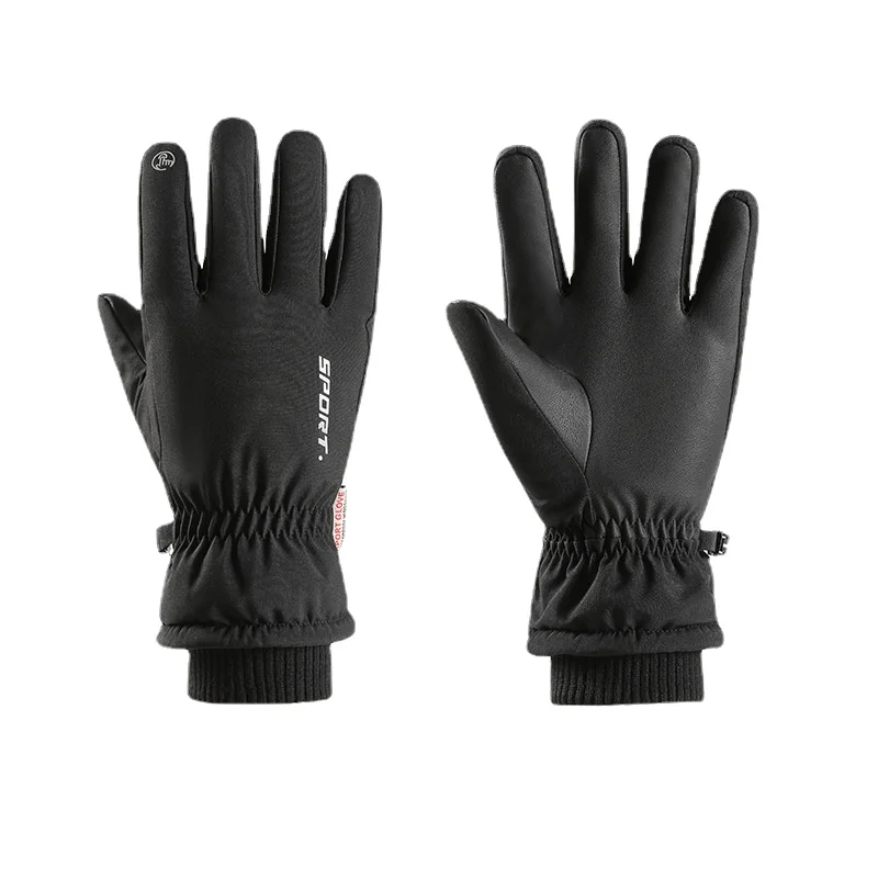 

Winter Ski Fleece-Lined Touch Screen Gloves Windproof Coldproof Warm Student Outdoor Cycling Ski Gloves