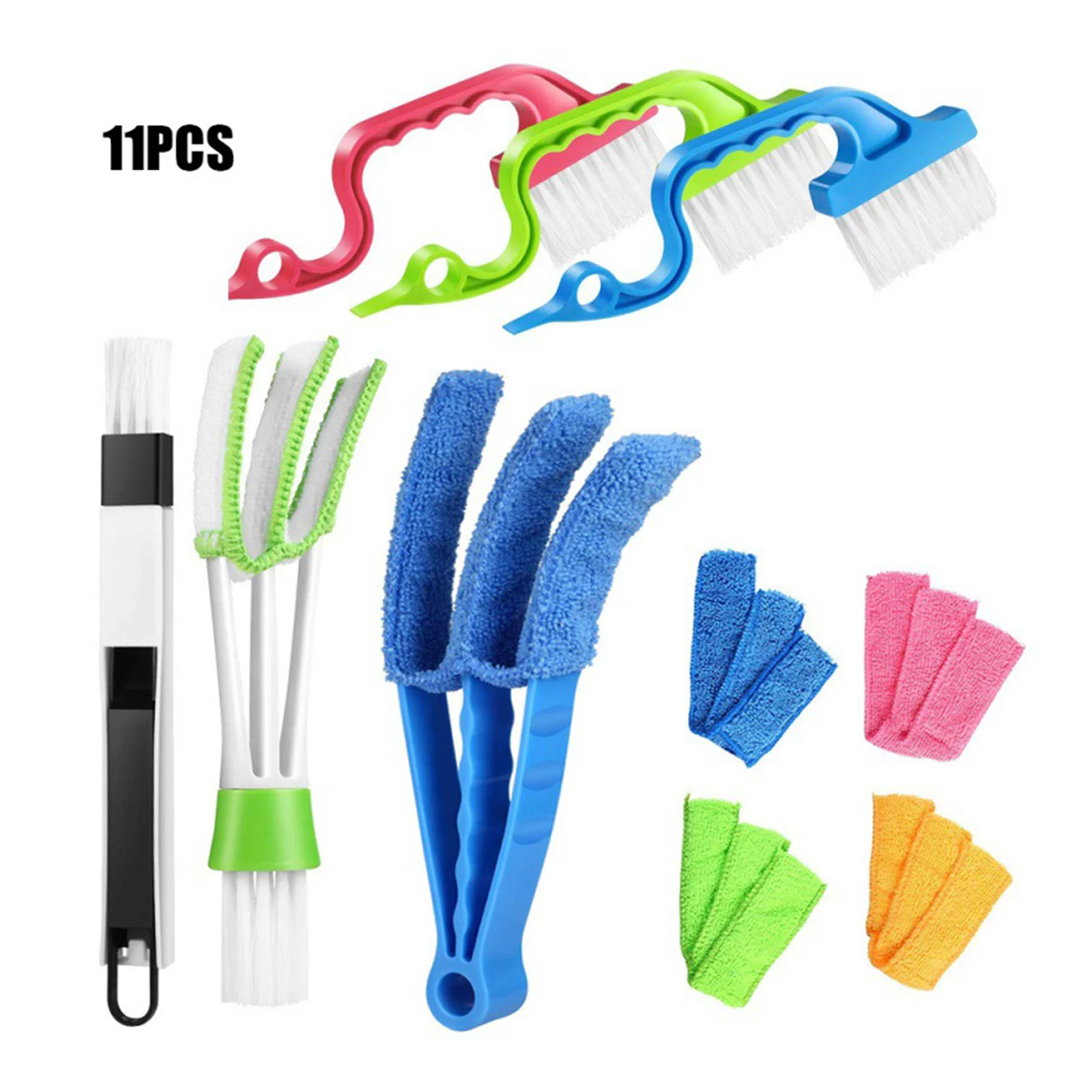 

11 Pieces Blind Cleaner Brush Shutter Duster Brushes for Shutter Removable
