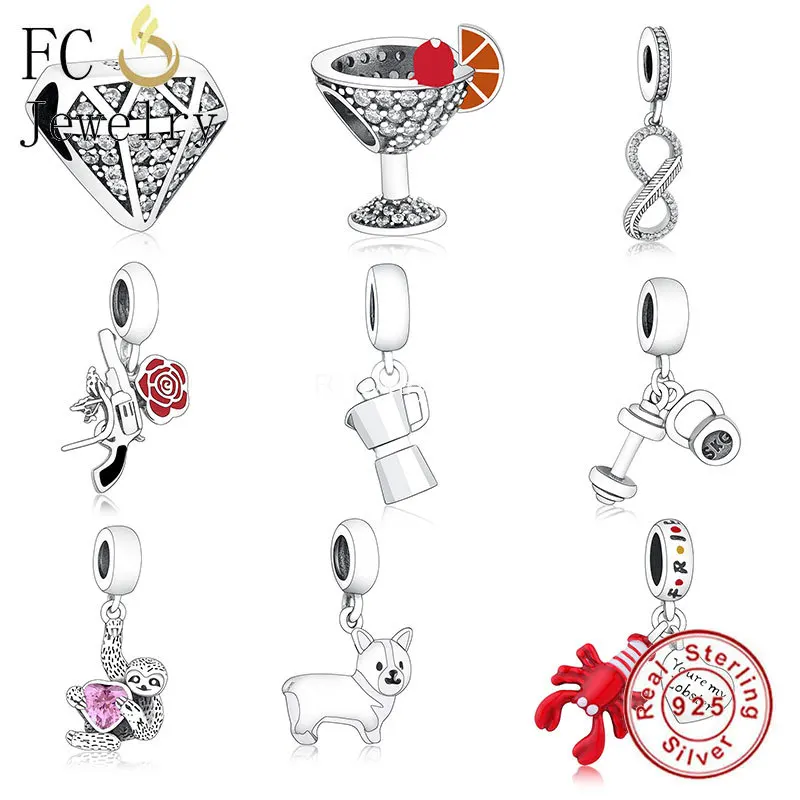 FC ювелирные изделия подходит к оригинальному браслету Pandora из стерлингового