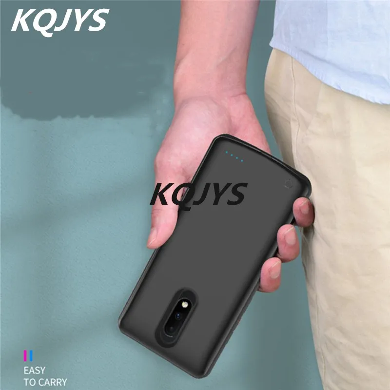 KQJYS 6500 мАч портативная Противоударная зарядка для мобильного телефона задняя крышка для внешнего аккумулятора чехол для Oneplus 7 power Bank чехол