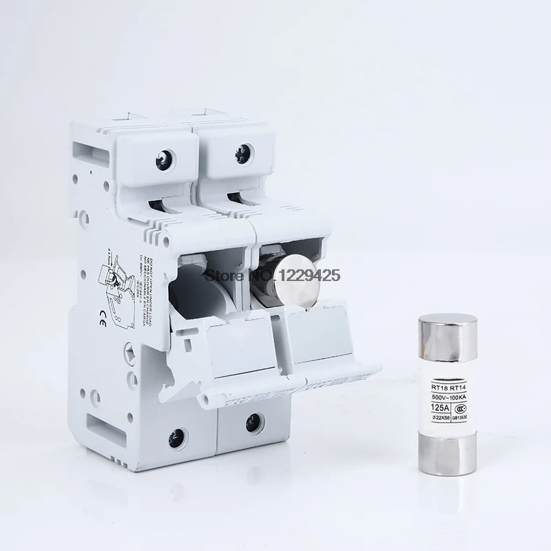

RT18-125AM AC 690V 125A DIN Rail Mount Fuse Holde 1P 2P 3P 4P