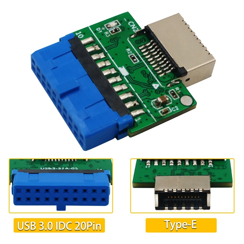 2 шт. удлинитель с USB 3 1 на 0 20 контактов | Электроника