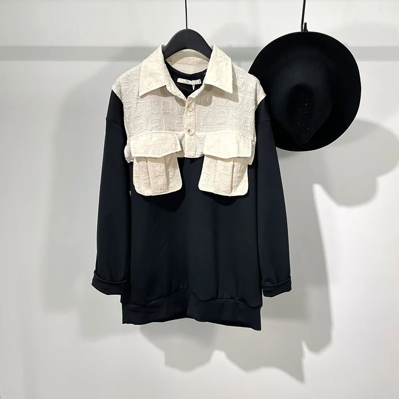 

Свитшот Seak Мужской Хлопковый, пуловер в готическом стиле, одежда для мужчин и женщин, однотонная черная Базовая рубашка, весна-осень