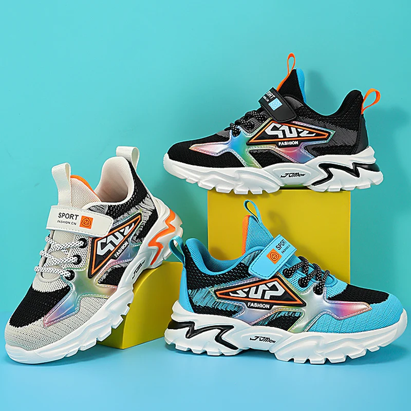 

2021 New Children's Tennis Running Shoes Boys Sneakers Kindergarten Student Shoes Baby Casual Sports Shoes Kids Zapatillas