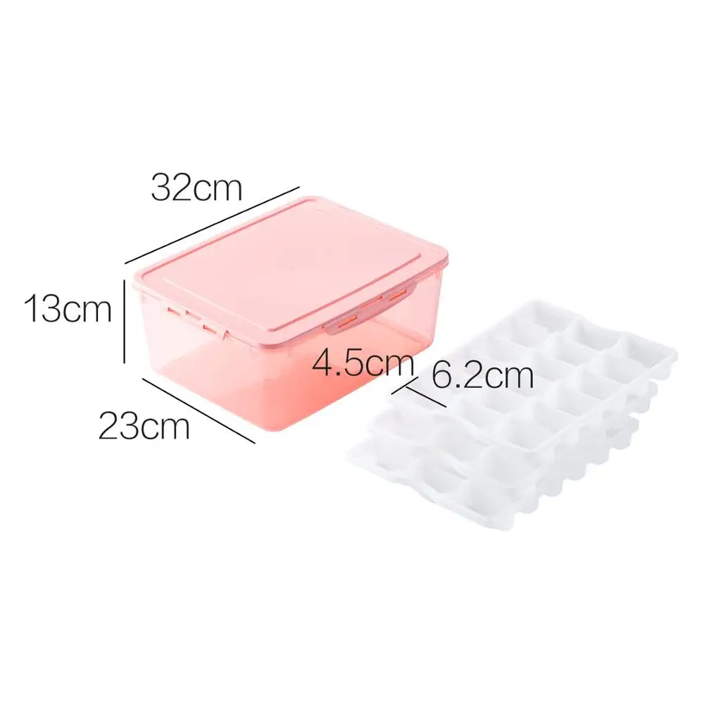 Трехуровневый пластиковый контейнер для хранения в холодильнике на 54 жилы