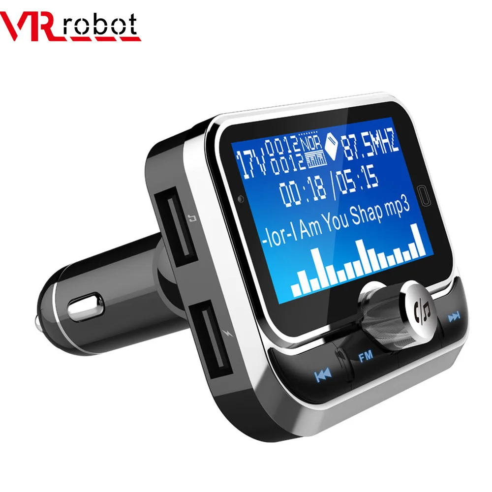 VR робот fm передатчик Bluetooth Автомобильный MP3 музыкальный эквалайзер плеер с