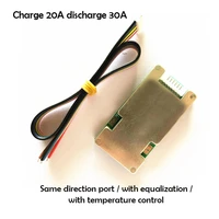 7s 24v lithium battery protection board bms working current 25a same port with balance with temperature control