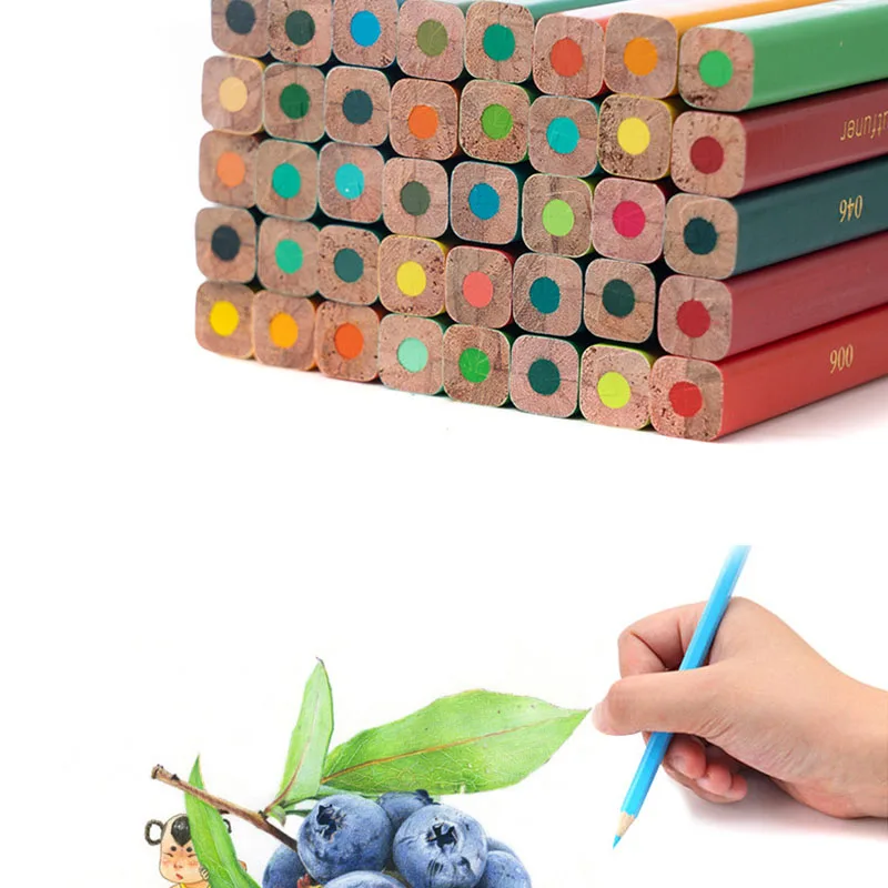 Набор профессиональных масляных квадратных карандашей с жестяной коробкой 120