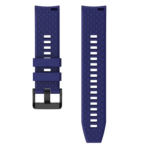 Ktab силиконовый ремешок для часов huawei GT Watch Band/samsung Galaxy Watch 46 мм/gear S3 Band 22 мм спортивные силиконовые браслеты ремешки Браслет ремешок аксессуар для Galaxy S4 46 мм часы/Шестерня S3 - Цвет: Темно-синий